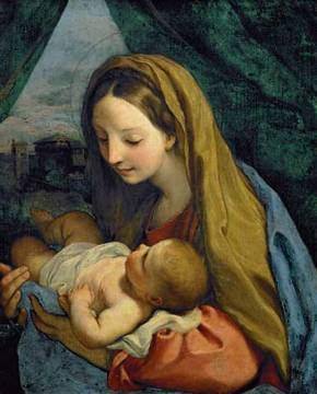 Madonna and Child, by Carlo Maratta (c. 1660).