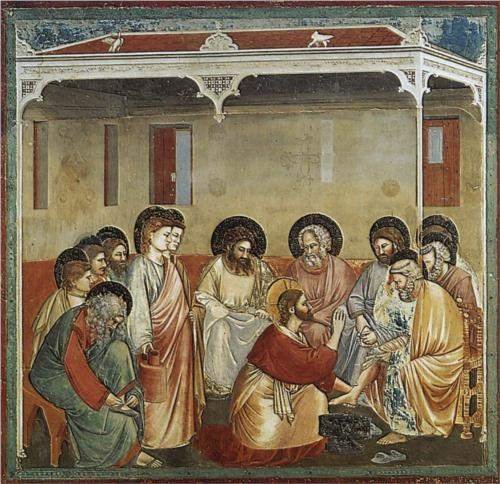 Giotto, Christ Washing the Disciples' Feet