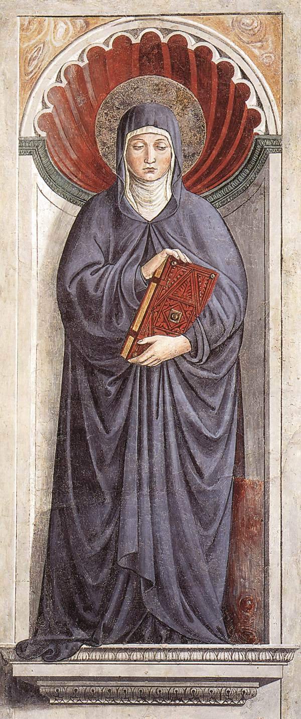 St. Monica (1465), by Gozzoli