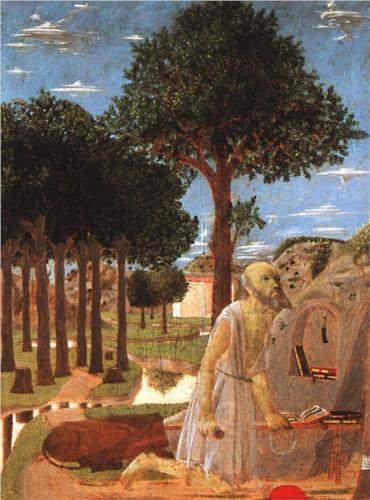 Piero della Francesca, The Penance of St. Jerome (c. 1450)