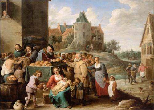 The Works of Mercy, by David Teniers the Younger