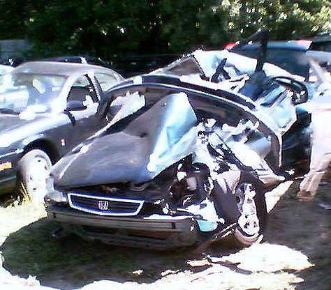 Wrecked Honda Civic