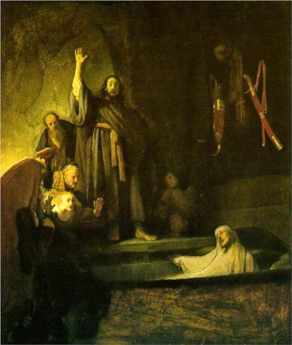 Rembrandt, The Raising of Lazarus (1630)