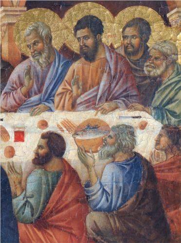 Duccio, Appearance of Christ to the Apostles (1311)