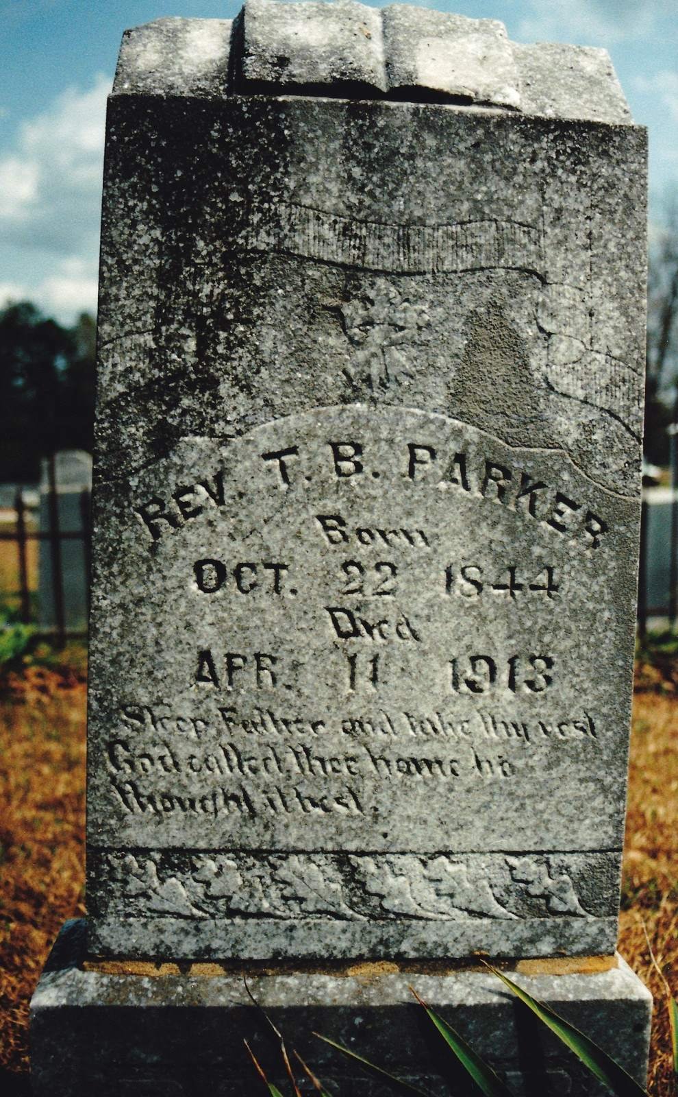 T.B. Parker grave