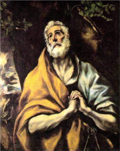 El Greco, The Repentant Peter (c. 1600)