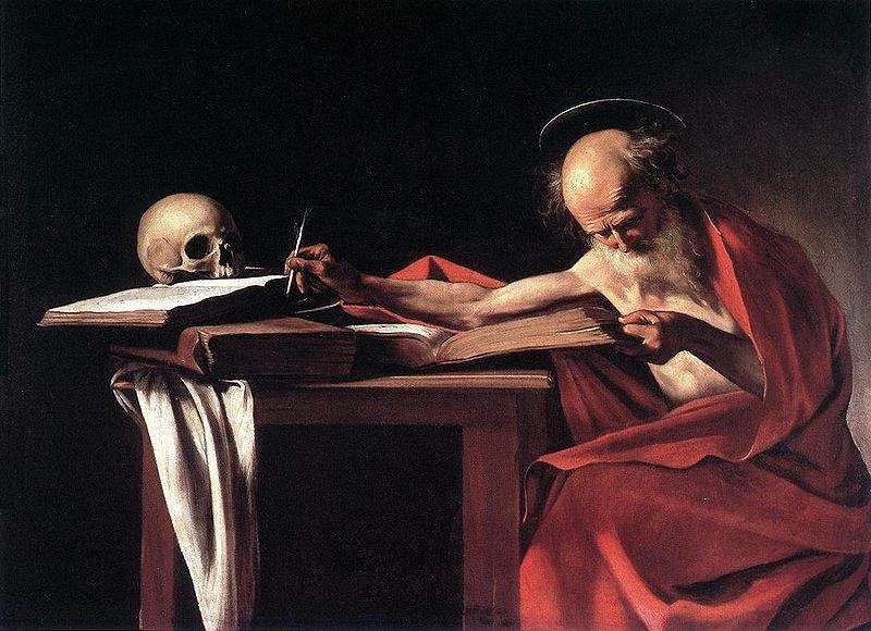 St. Jerome Writing (1606), Caravaggio. (Wikimedia)