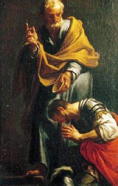 The Baptism of Cornelius, by Francesco Trevisani