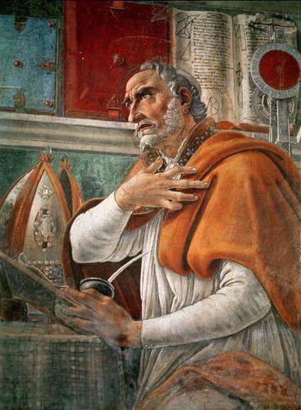 Saint Augustine in His Study, by Botticelli.