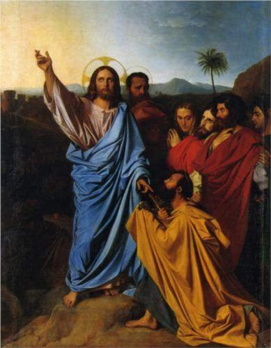 Ingres, Jesus Returning the Keys to Peter