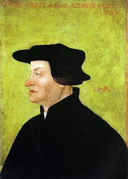 Ulrich Zwingli, by Hans Asper (ca. 1531)