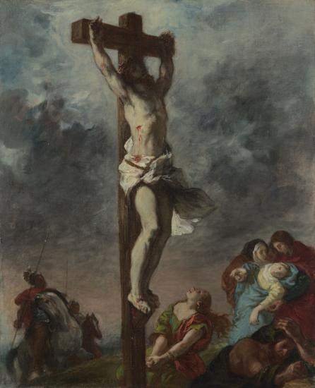 Eugene Delacroix, Christ on the Cross (1853)