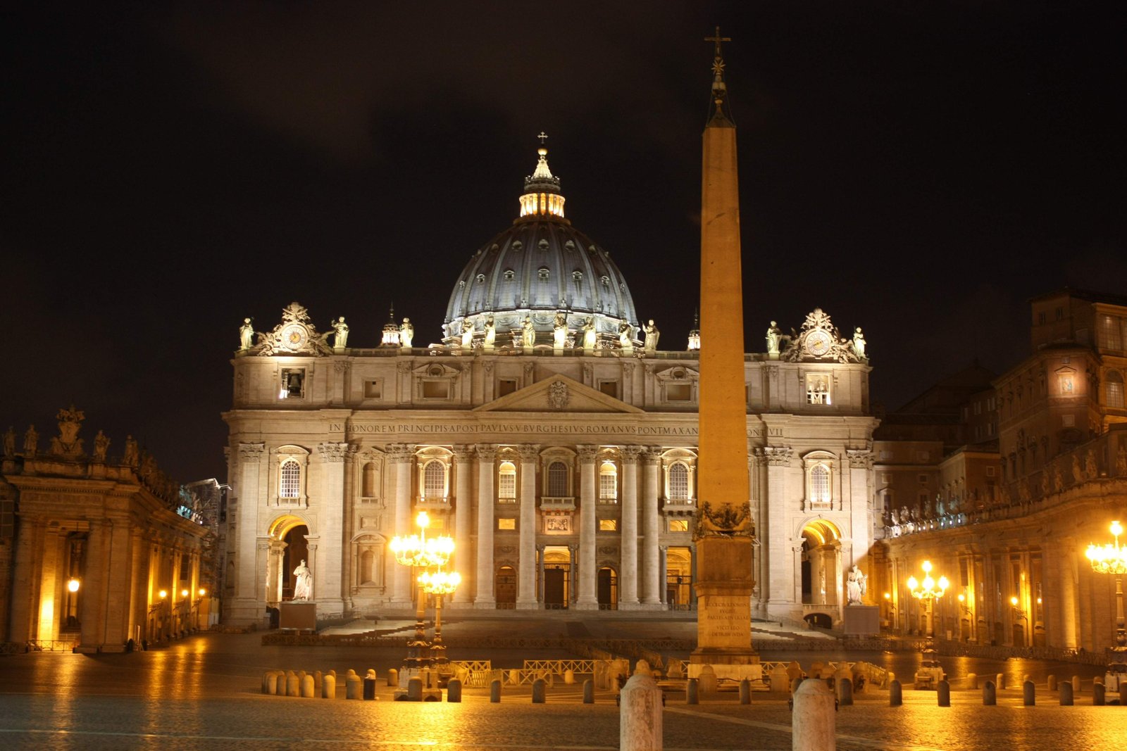 St. Peter's Basilica at Night