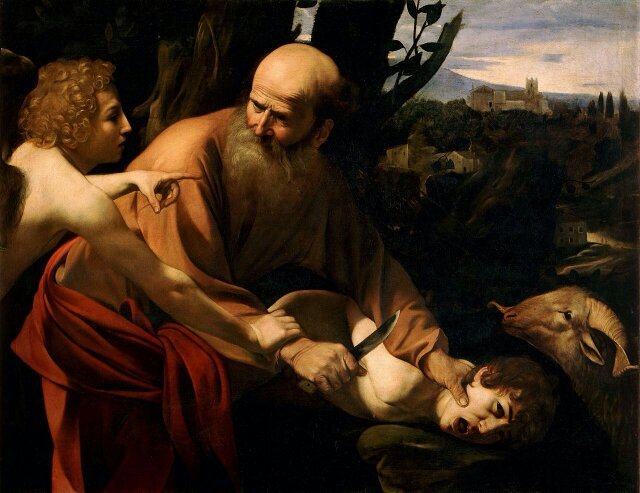 Caravaggio. The Sacrifice of Isaac. 1603.