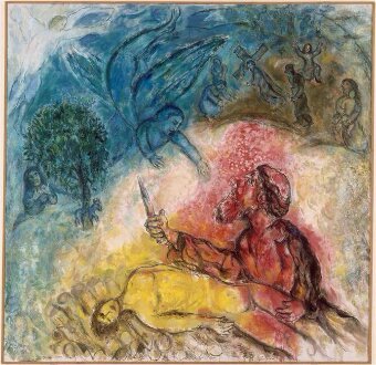 Marc Chagall. The Sacrifice of Isaac. 1966.