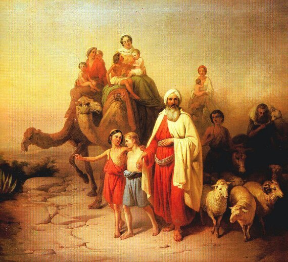 Josef Molnar. Abraham's Journey. 1850.