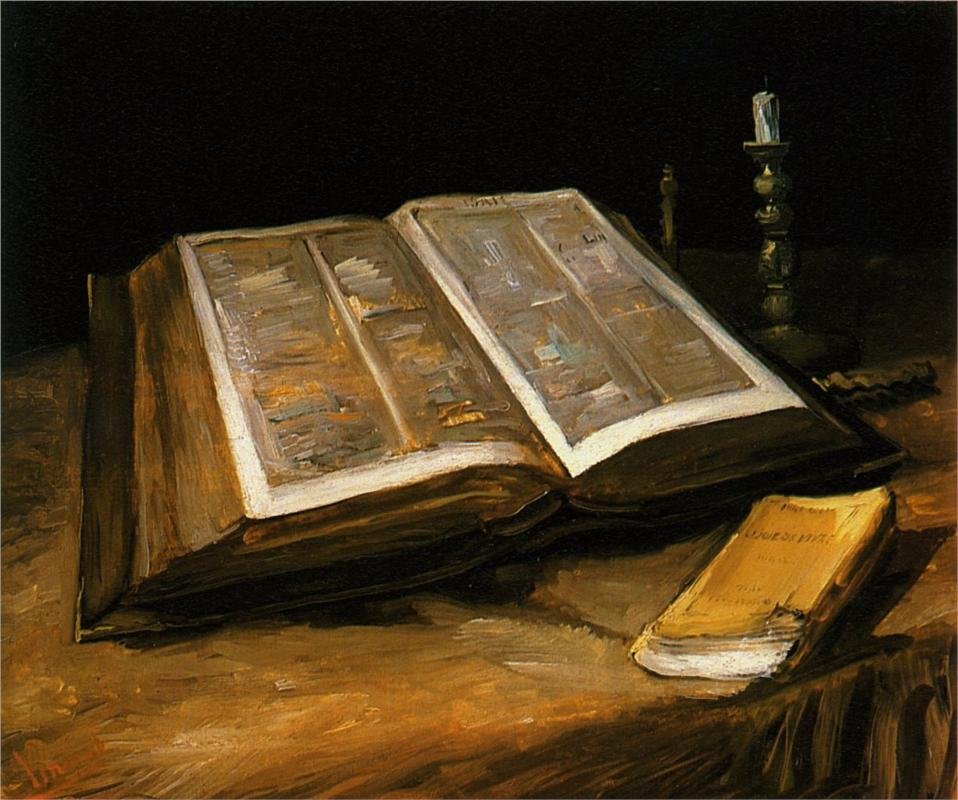 Van Gogh, Still Life with Bible (c.1885)
