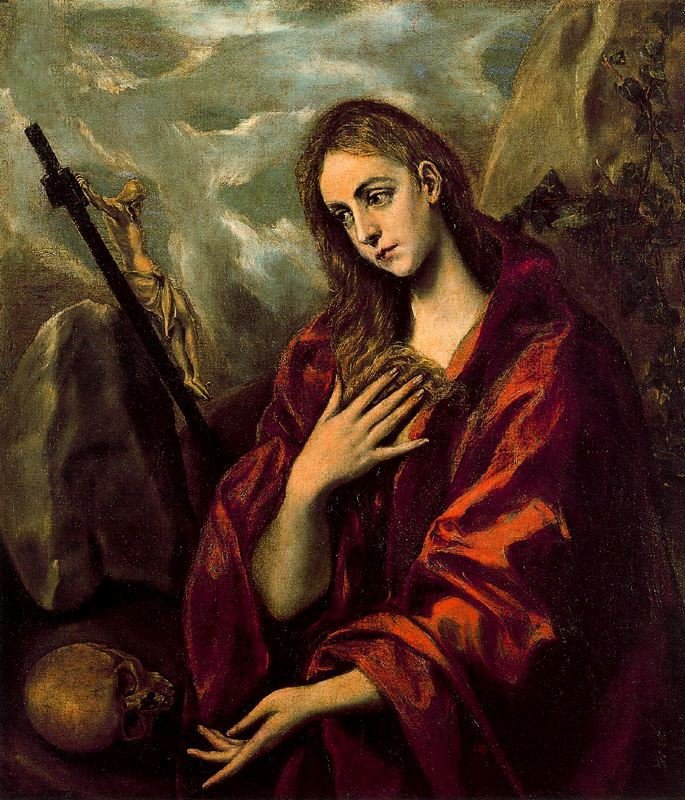El Greco. Penitent Magdalene. c. 1590.